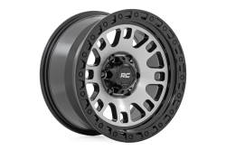 Rough Country Suspension Systems - Rough Country 82 Series Wheel 17x9 5x5.0 -12mm Gloss Black/Machined 82170918M - Image 5