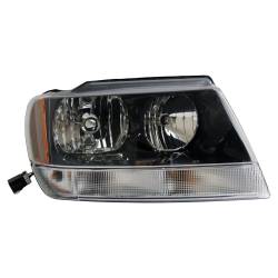 Crown Automotive Jeep Replacement - Crown Automotive 55155128AJ Headlight for 02-04 Jeep Grand Cherokee - Image 1