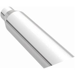 MagnaFlow Exhaust Products - MagnaFlow 35146 Single Polished Exhaust Tip 2.5" Inlet/4" Outlet Round - Image 2