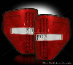 Recon - Recon 264168RD Ford RAPTOR Side LED Taillights Red Lens - Image 1