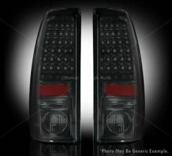 Recon - Recon 264173BK Chevy Silverado & GMC Sierra LED Taillights Smoked Lens - Image 1