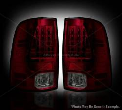 Recon - Recon 264169RBK LED Taillights Dark Red Smoked Lens for Dodge RAM 1500-3500 - Image 1