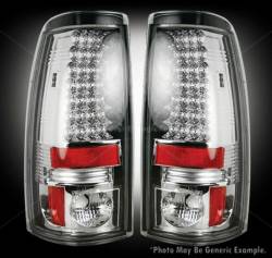 Recon - Recon 264173CL Chevy Silverado & GMC Sierra LED Taillights Clear Lens - Image 1