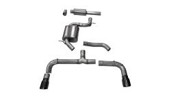 Corsa Performance - Corsa Performance 14834BLK Sport Cat-Back Exhaust System for 14-18 GTI - Image 1