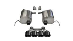 Corsa Performance - Corsa Performance 14764BLK Sport Valve Back Exhaust System for 14-19 Corvette - Image 1