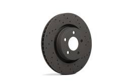 Hawk Performance - Hawk Performance HTC5400 Talon Cross Drilled & Slotted Brake Rotors - Image 1