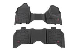 Rough Country Suspension Systems - Rough Country SM31530 Front/Rear Floor Liners Black for 19-26 Ram 2500 Crew - Image 1