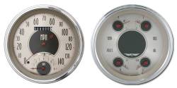 Classic Instruments - Classic Instruments CT47AN62 All-American Nickel Gauge Set for 47-53 Chevy Truck - Image 1