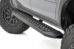Rough Country Suspension Systems - Rough Country RPT2 Side Step Bars Black for 16-23 Toyota Tacoma Double 44012 - Image 1