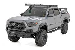 Rough Country Suspension Systems - Rough Country RPT2 Side Step Bars Black for 16-23 Toyota Tacoma Double 44012 - Image 2
