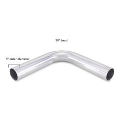 Mishimoto - Mishimoto MMICP-AL-39 3" 90-DEG Universal Aluminum Intercooler Piping - Image 2