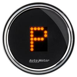 AutoMeter - AutoMeter 1460 Designer Black Chrome Auto Transmission Shift Indicator 2-1/16" - Image 4