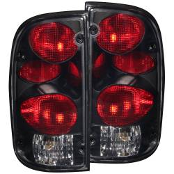Anzo USA - Anzo USA 211180 Chrome Euro Smoked Lens Taillight Set for 95-00 Toyota Tacoma - Image 1