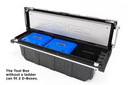 DECKED - DECKED ATB4 Tool Box Core Trax & Two Load Locks Stainless Steel 500lbs 2Pc - Image 3
