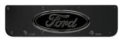 Gatorback - Gatorback Replacement 19"-21" Mud Flap Plate Gunmetal Ford Oval Logo GM755821 - Image 1