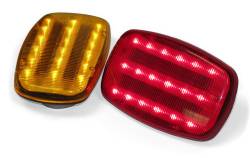 Peterson - Peterson V316MA Amber Rectangular Flashing Beacon LED Hazard Light Surface Mount - Image 1