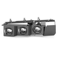 ARC Lighting - ARC Lighting 411B1 Concept Pod Mini Driving Triple Light Kit Bronco w/Stl Bumper - Image 1