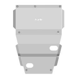 Asfir 4x4 - Asfir 4x4 545059 Front Skid Plate for 06-10 Jeep Grand Cherokee 5.7 - Image 1