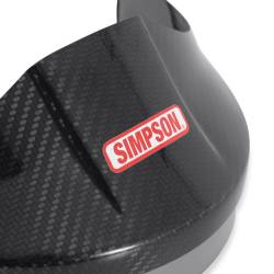 Simpson Safety - Simpson Safety PEAKDRC Peak Visor for Devil Ray Helmet L-XXL Carbon Fiber - Image 5