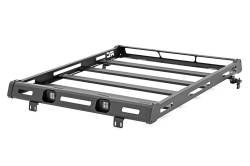 Rough Country Suspension Systems - Rough Country 10615 Hard Top Roof Rack w/LEDs Black for 07-18 Jeep Wrangler JK - Image 4