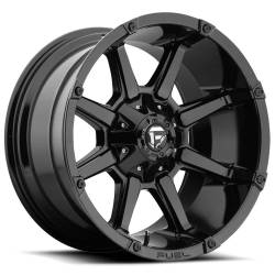 Fuel 1PC - Fuel Off Road Wheel D575 COUPLER 17x9 6x135/5.5 -12mm Gloss Black D57517909845 - Image 1