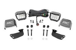 Rough Country Suspension Systems - Rough Country 93223 A-Pillar 3" LED Ditch Light Kit-Flood for Segway 570 F - Image 1