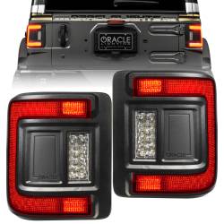 Oracle Lighting - Oracle 5884-504-T Black Series Flush Mount LED Taillights for Jeep Wrangler JL - Image 1
