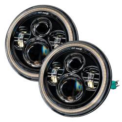 Oracle Lighting - Oracle 5769-123 Switchback LED Halo Headlights for 07-18 Jeep Wrangler JK - Image 1