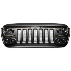 Oracle Lighting - Oracle 5837-PRO VECTOR Series Full LED Grill for 18+ Jeep Gladiator/Wrangler JL - Image 1