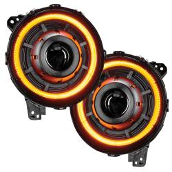 Oracle Lighting - Oracle 5839-023 Oculus Switchback Bi-LED Projector Headlights for 18+ Jeep JL/JT - Image 1