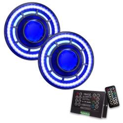 Oracle Lighting - Oracle 5876-333 Oculus 7" ColorSHIFT Bi-LED Projector Headlights - Image 1
