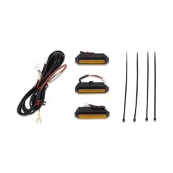 IAG Performance - IAG Performance IAG-BDY-F3071 I-Line 3pc Amber Grille Light Kit - Image 2