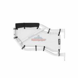 Steinjager - Steinjager Mesh Tube Door Covers Rear-White for Wrangler JL J0048375 - Image 1