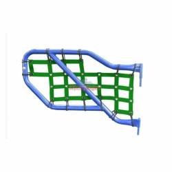 Steinjager - Steinjager Cargo Net Tube Door Covers Rear-Green for Wrangler JL J0048425 - Image 1