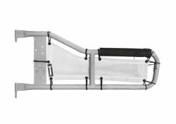 Steinjager - Steinjager Mesh Tube Door Covers Front-White for Wrangler YJ J0043867 - Image 1