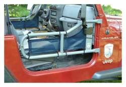 Steinjager - Steinjager Mesh Tube Door Covers Front-Navy for Jeep CJ7 J0045601 - Image 3