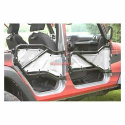 Steinjager - Steinjager Mesh Tube Door Covers Front-White for Wrangler JL J0048363 - Image 2