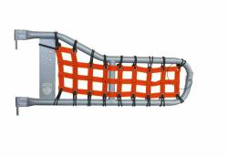 Steinjager - Steinjager Cargo Net Tube Door Covers Front-Orange for Wrangler TJ J0043689 - Image 1