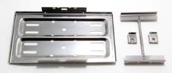 Trans-Dapt Performance - Trans-Dapt 9323 7.5" x 13-1/4" Battery Tray & Hold-Down Chrome - Image 1