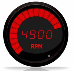 Intellitronix - Intellitronix M9001R LED Digital/Bargraph Memory Tachometer 3-3/8" Black Red - Image 1