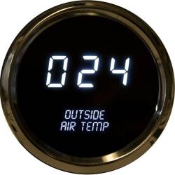 Intellitronix - Intellitronix LED Digital Outside Air Temperature Gauge 2-1/16" MS9123W - Image 1