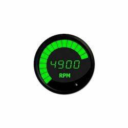 Intellitronix - Intellitronix M9001G LED Digital/Bargraph Memory Tachometer 3-3/8" Black Green - Image 1