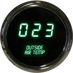Intellitronix - Intellitronix LED Digital Outside Air Temperature Gauge 2-1/16" MS9123G - Image 1