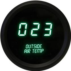 Intellitronix - Intellitronix LED Digital Outside Air Temperature Gauge 2-1/16" M9123G - Image 1