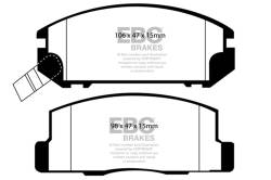 EBC Brakes - EBC Brakes DP31107C Redstuff Ceramic Low Dust Brake Pads for MR2/MR2 Spyder - Image 1
