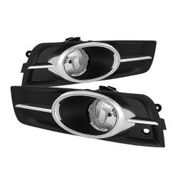 Spyder Auto - Spyder Auto 5069412 Fog Lights Chrome/Clear for 11-14 Chevy Cruze - Image 1
