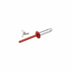 Allstar Performance - Allstar Performance ALL18081 3/16" Tri-Fold Rivet Aluminum Mandrel Red - Image 1