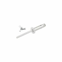 Allstar Performance - Allstar Performance ALL18080 3/16" Tri-Fold Rivet Aluminum Mandrel White - Image 1