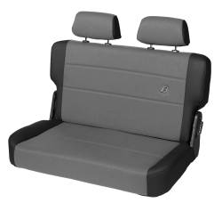 Bestop 39441-15 Fabric/Vinyl Rear Seat Blk Denim for 55-95 Jeep Wrangler CJ5/CJ7