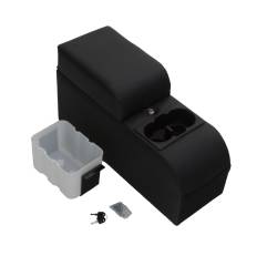 Rampage - Rampage 32001 Padded Console Floor Mount Black for 76-83 Jeep CJ5/CJ7 - Image 1